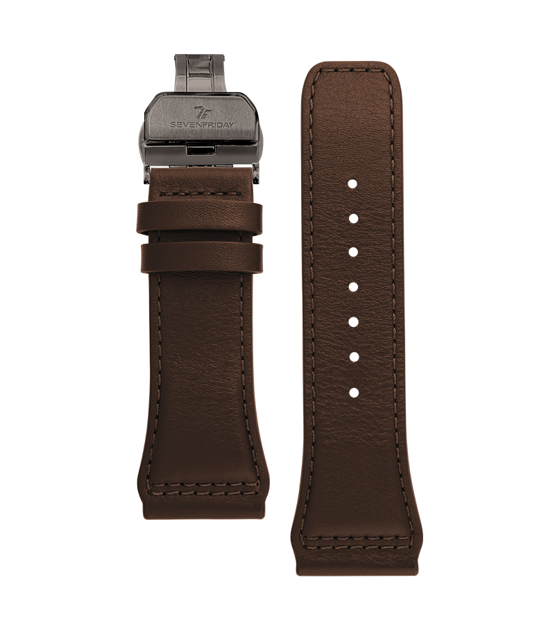 Leather, Brown, including buckle (for ME, PE and PG-Series)